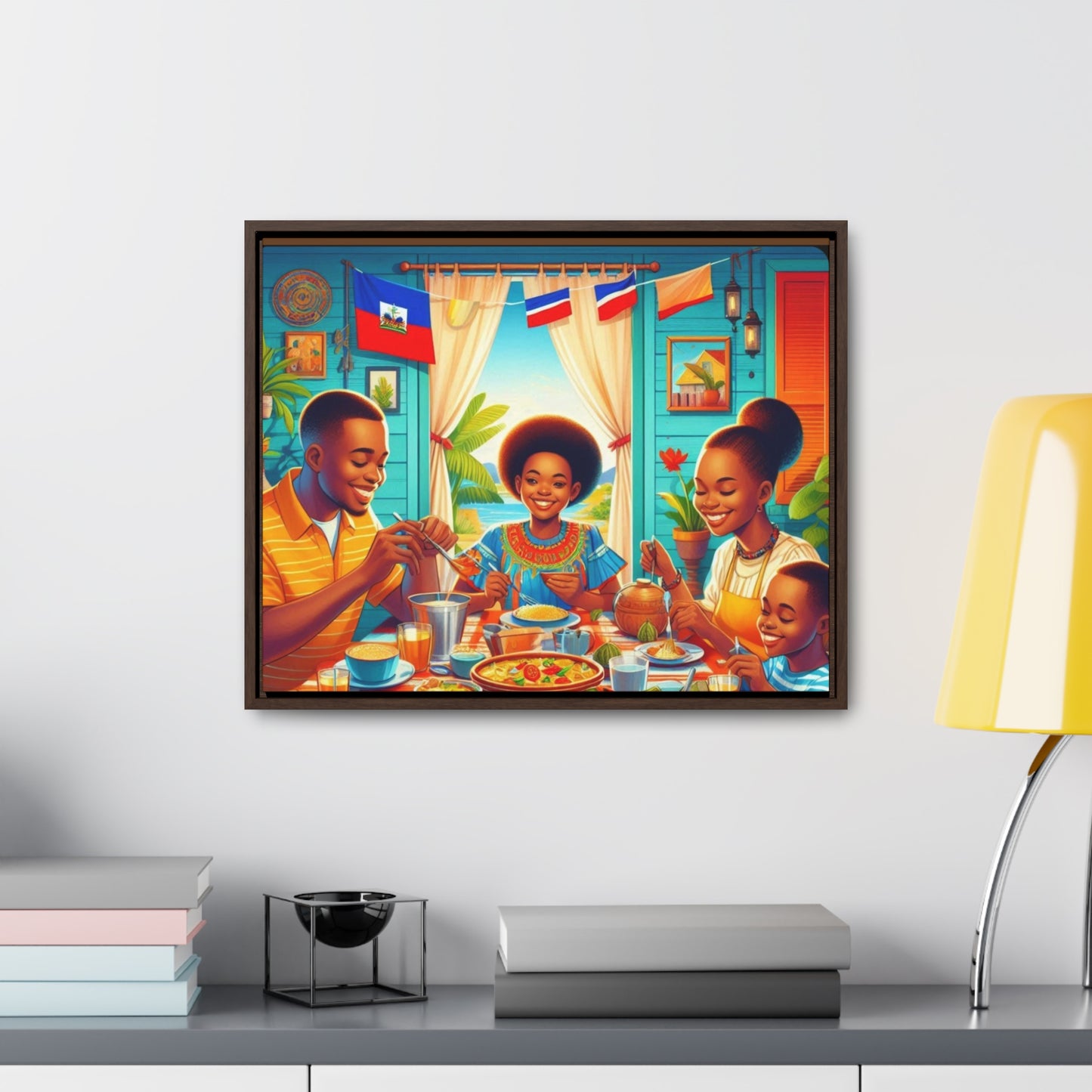 Haitian Vibe Gallery Canvas Wraps, Horizontal Frame