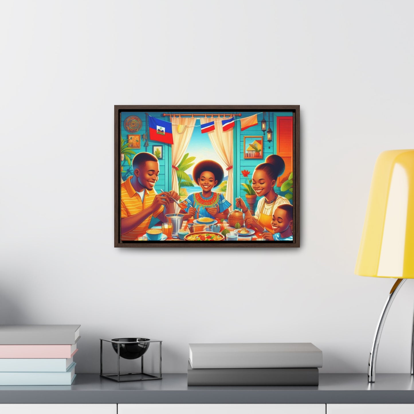 Haitian Vibe Gallery Canvas Wraps, Horizontal Frame