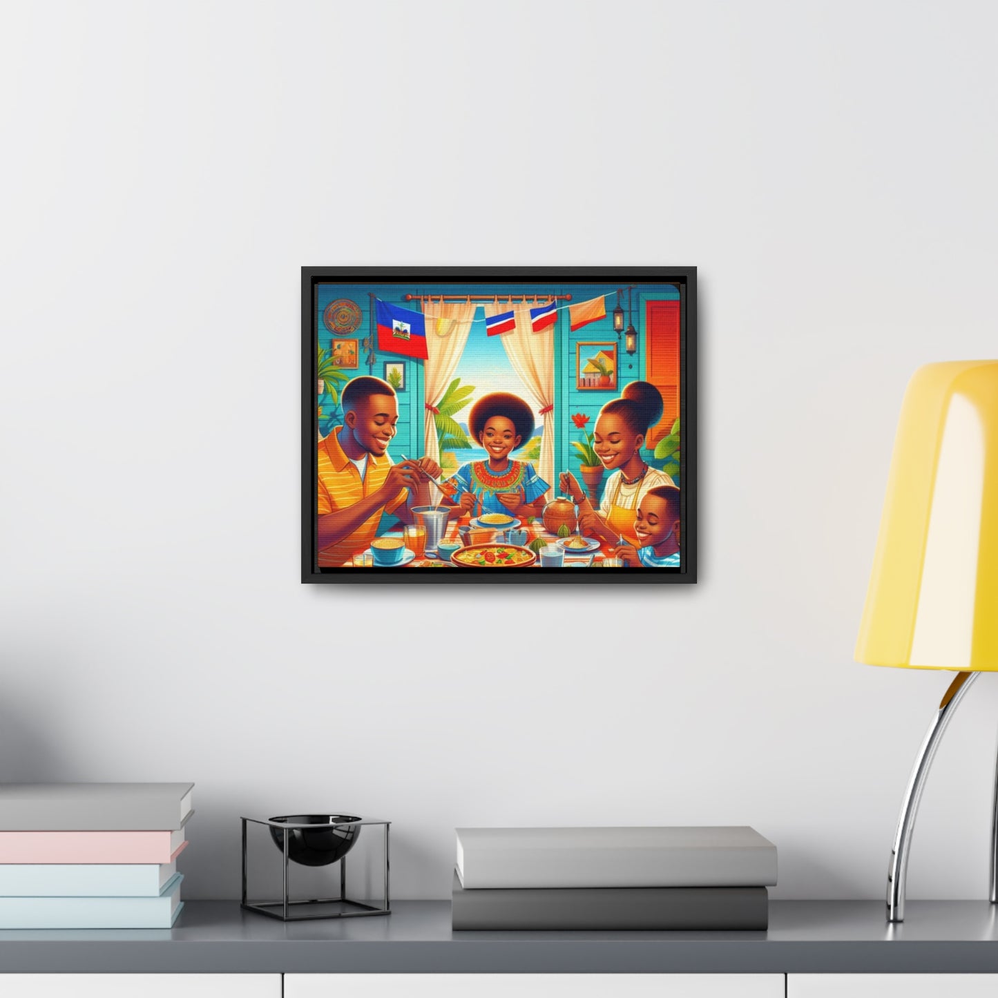 Haitian Vibe Gallery Canvas Wraps, Horizontal Frame