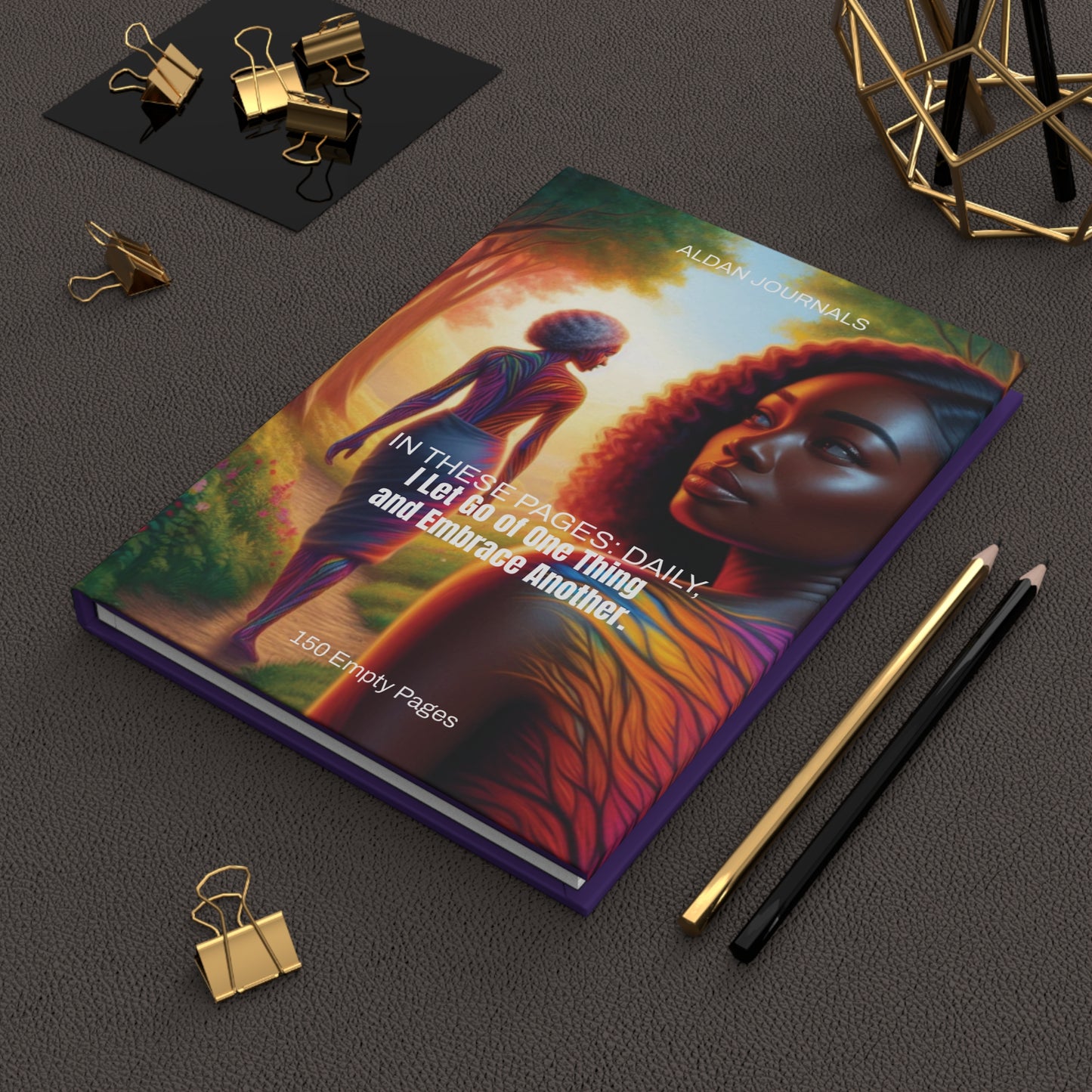 Hardcover Journal Matte - Step into the New You.